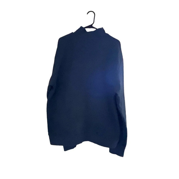 Orvis Long Sleeve Blue Quarter-Zip Snap Closure Warm Sweatshirt Men’s Size XL - Picture 5 of 11